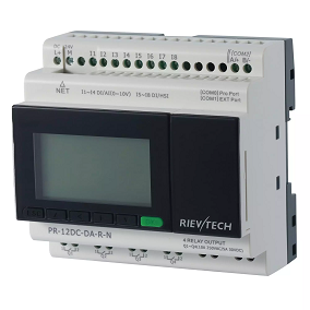 PLC PR-12DC-DA-R-N(4-8ed/4ea/4sr/LCD/EXP/ETH) 24VCC